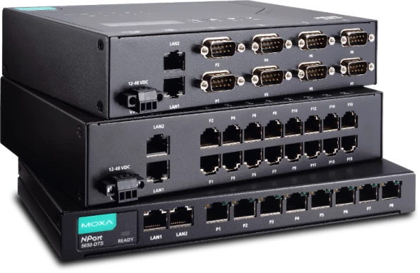 Moxa NPort 5600-DT-G2: Next-Generation Compact Multiport Serial Device Servers